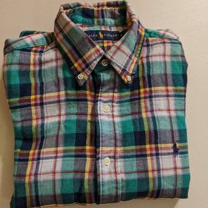 Ralph Lauren Plaid Button Down Casual Shirt 3